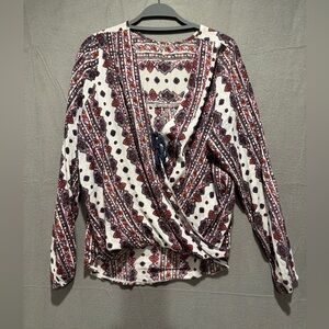 Hollister Multicolor Patterned Blouse